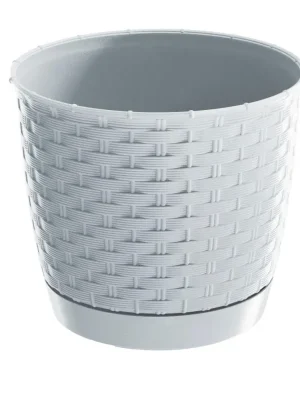 Akce PROSPERPLAST - Květináč Ratolla 25cm bílý