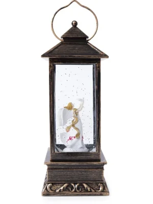 Akční Cena PROHOME - Lucerna hrající vánoční 8x21cm Anděl