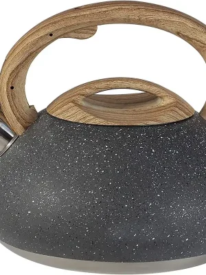 Expresní Doručení PROHOME - Čajník 3l 22x22x20cm dřevo mramor