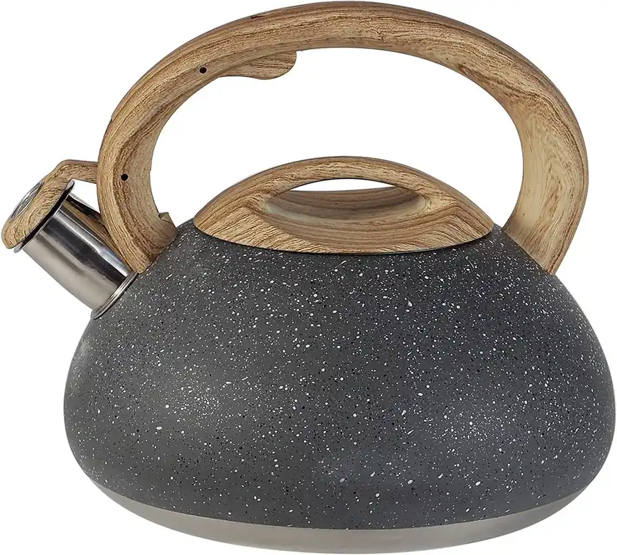 Expresní Doručení PROHOME - Čajník 3l 22x22x20cm dřevo mramor