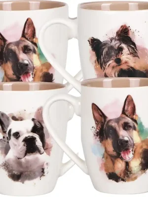 Autentický VERONI - Hrnek 360ml Dog různé motivy