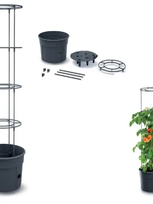 PROSPERPLAST - Květináč na pěstování rajčat 29,5x29,5x24,5cm Dokud Zásoby Vydrží