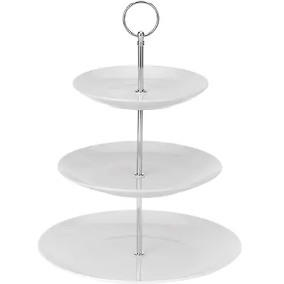 Akční Cena PROHOME - Etažérka 3-poschoďová porcelánová