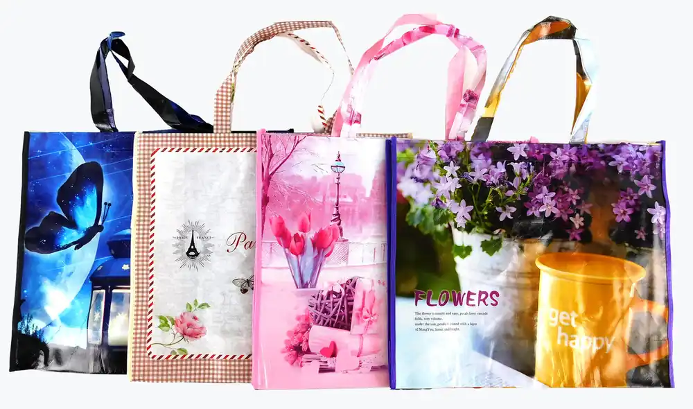PROHOME - Taška nákupní 43x37x15cm různé dekory Nová Kolekce