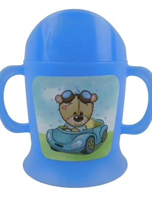 Výhodná Nabídka TVAR - Hrnek kojenecký 150ml Medvídek auto