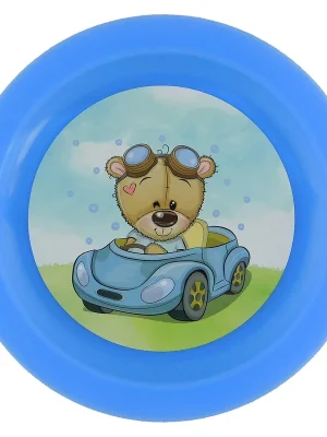 Nejprodávanější TVAR - Talíř dětský plytký IMLMedvídek auto, umělá hmota