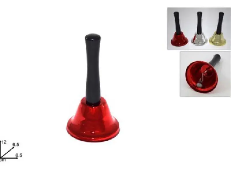 Tovární Cena PROHOME - Zvonek vánoční 12cm různé barvy
