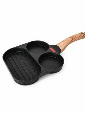 Bezpečná Platba PROHOME - Pánev dělená tmavá