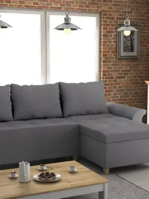 Cenově Výhodný Rohová rozkládací sedačka LENOX Volba barvy