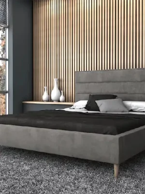 Bezpečná Platba Postel ROSE 160x200 šedá