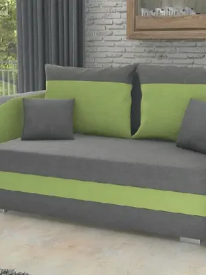 Nejlepší Cena Pohovka FABIO 2 světlešedá-zelená