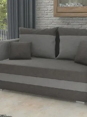 Dokud Zásoby Vydrží Pohovka FABIO 2 tmavěšedá-světlešedá