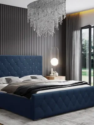 Kup Teď Postel MODEL 01 180x200 modrá - MAGIC VELVET 2216