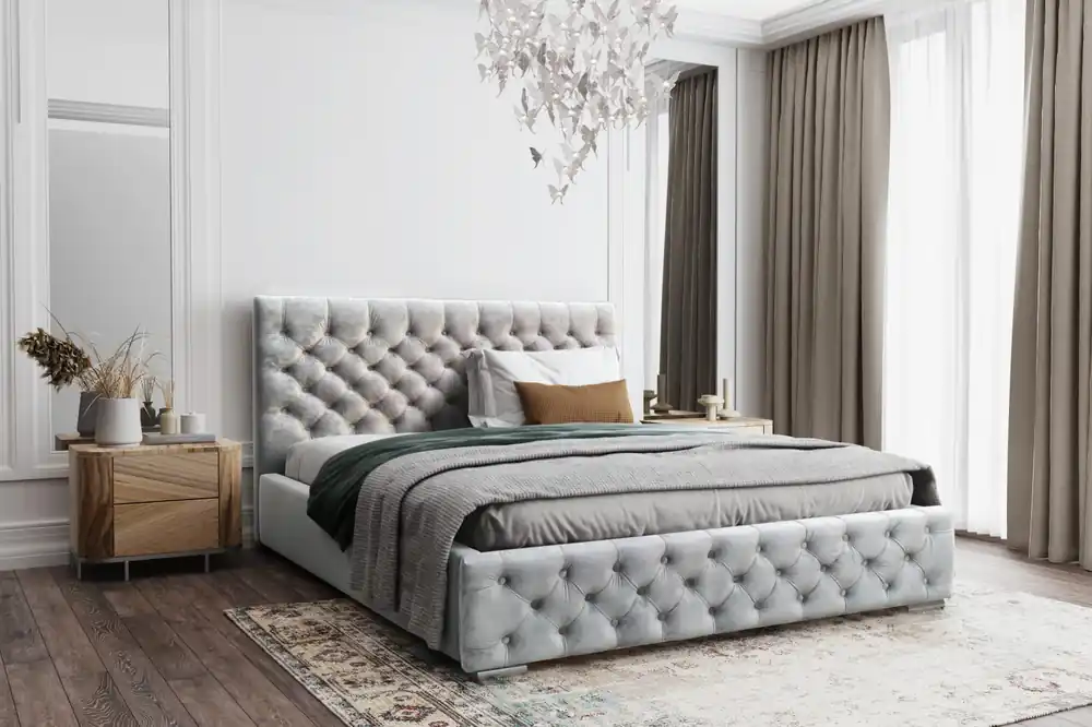 Postel MODEL 02 180x200 šedá - MAGIC VELVET 2240 Nejprodávanější