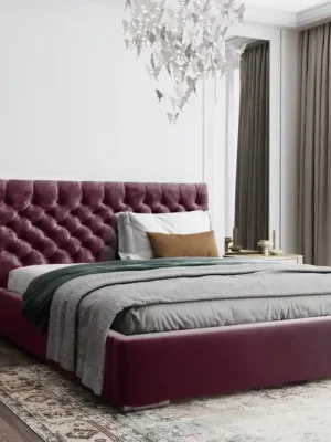 Postel MODEL 03 180x200 fialová - MAGIC VELVET 2202 Koupit Online
