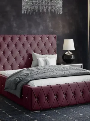 Postel MODEL 06 140x200 bordó - MAGIC VELVET 2229 Časově Omezené