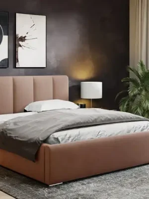 Vrácení Zdarma Postel MODEL 08 160x200 starorůžová - MAGIC VELVET 2257