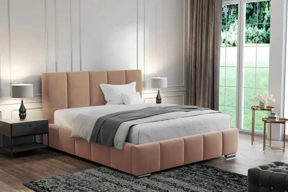 Postel MODEL 09 180x200 růžová - MAGIC VELVET 2269 Výhodná Nabídka