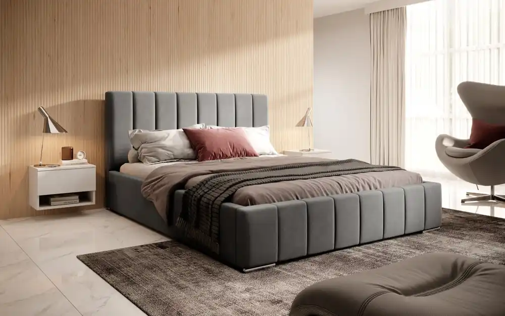 Koupit Online Postel MODEL 10 160x200 šedá - MAGIC VELVET 2217