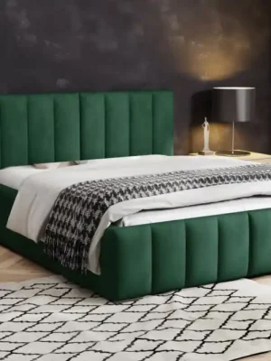 Postel MODEL 10 180x200 zelená - MAGIC VELVET 2225 Autentický