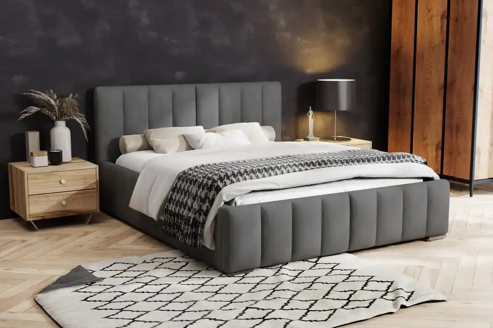 Časově Omezené Postel MODEL 10 180x200 tmavěšedá - MAGIC VELVET 2241