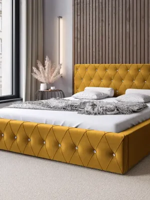 Akce Postel VITO 180x200 zlatá