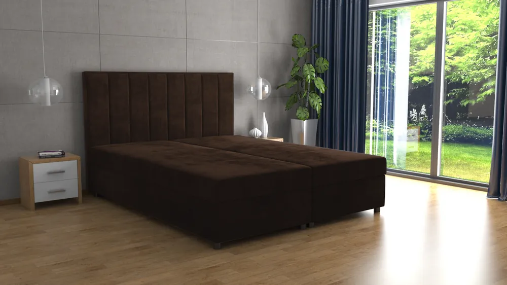 Super Cena Postel VIKI 180x200 hnědá