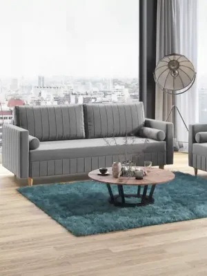 Sedací souprava FIORELLO 3+2+1 světlešedá - DREAM VELVET 202.17 Top Prodej