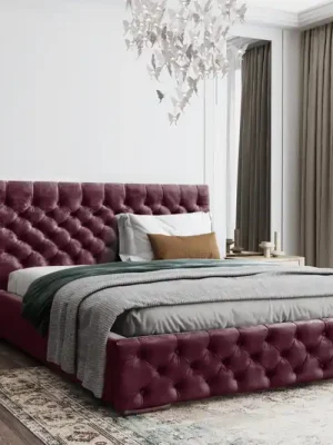 Cenová Bomba Postel MODEL 02 200x200 fialová - MAGIC VELVET 2202