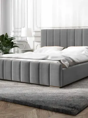 Postel MODEL 12 120x200 světlěšedá - MAGIC VELVET 2217 Rychlé Dodání