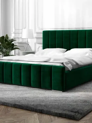 Levný Postel MODEL 12 180x200 zelená - MAGIC VELVET 2225