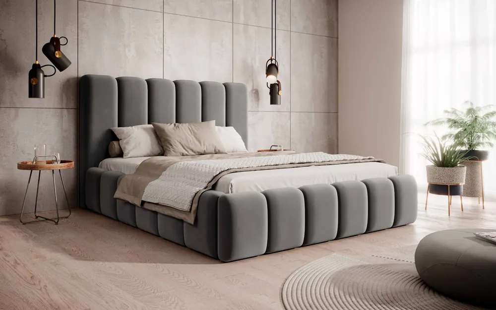Postel MODEL 14 140x200 šedá - MONOLITH 85 Akční Nabídka