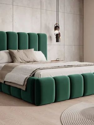 Postel MODEL 14 140x200 zelená - MONOLITH 37 Rychlé Dodání