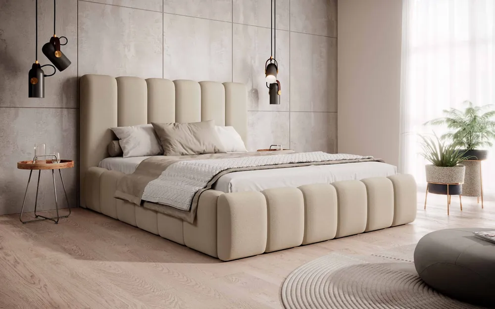 Postel MODEL 14 160x200 béžová - MAGIC VELVET 2250 Nová Kolekce