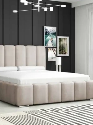 Postel MODEL 14 160x200 béžová - MONOLITH 02 Autentický