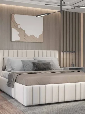 Postel MODEL 16 140x200 béžová - MONOLITH 04 Finální Výprodej