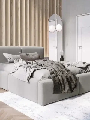 Novinka Postel MODEL 18 180x200 šedá - OTTAWA 9
