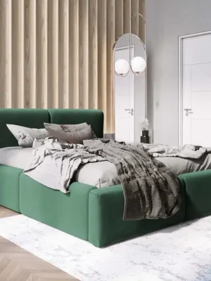 Nejlepší Volba Postel MODEL 18 180x200 zelená - OTTAWA 14