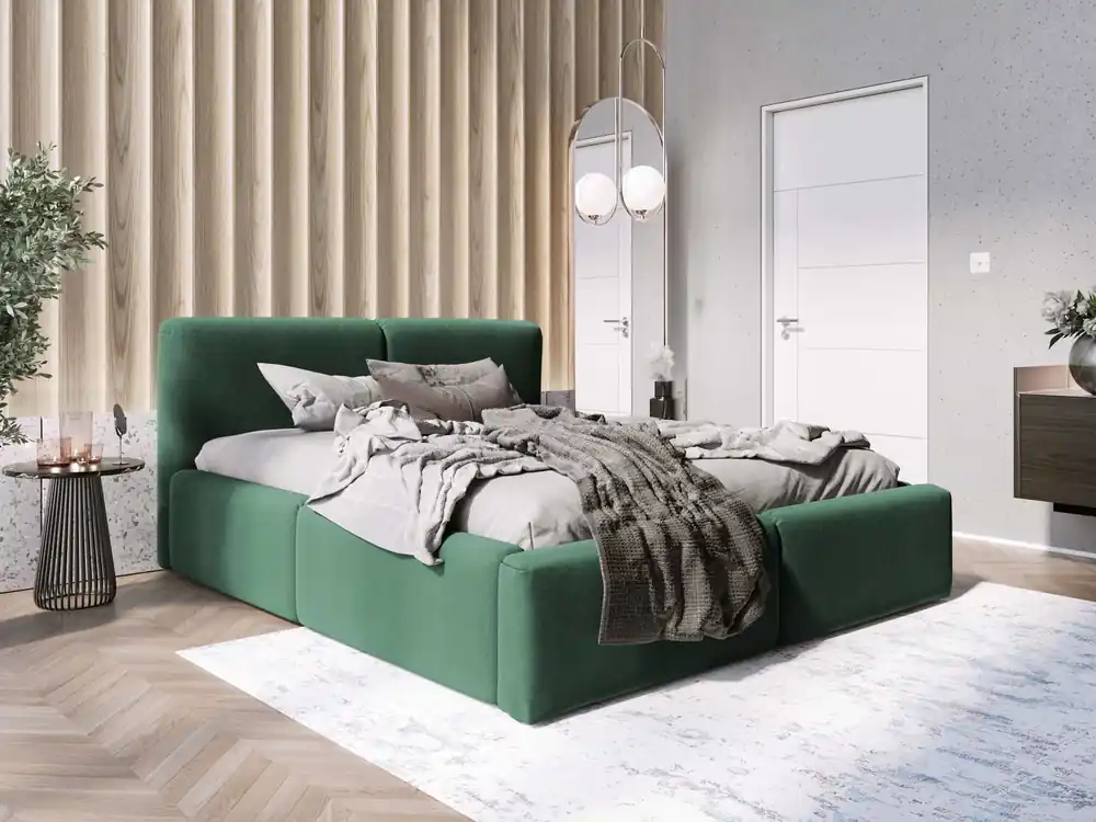 Nejlepší Volba Postel MODEL 18 180x200 zelená - OTTAWA 14