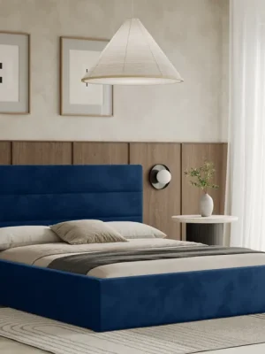 Nejprodávanější Postel LIVO 140x200 modrá s úložným prostorem