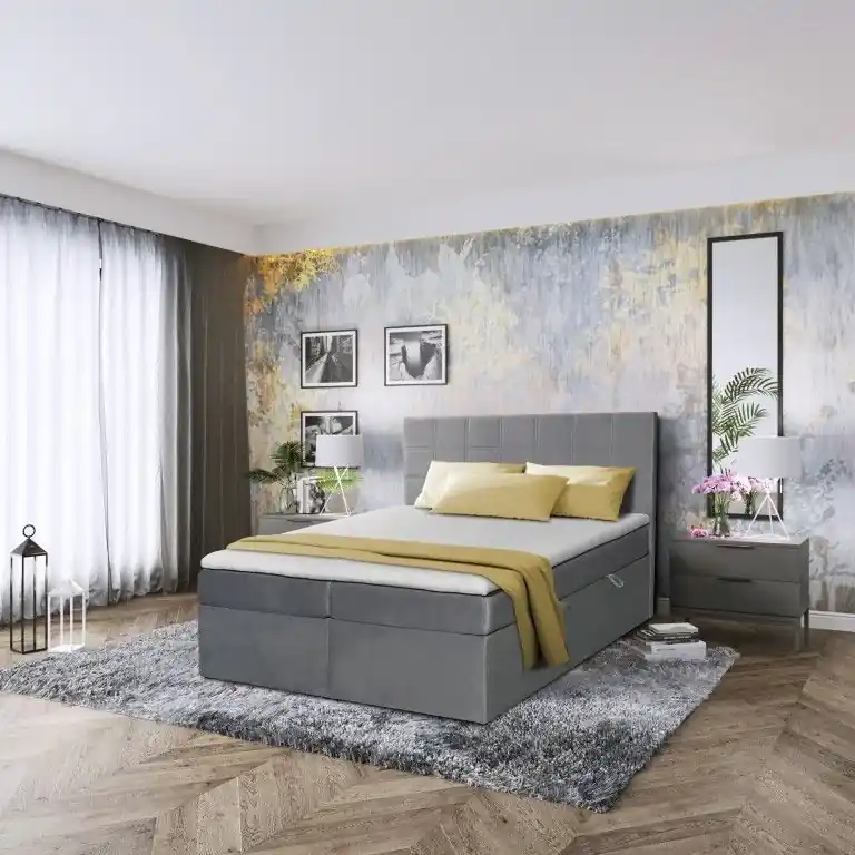 Manželská postel BOXSPRING Hit Sezóny