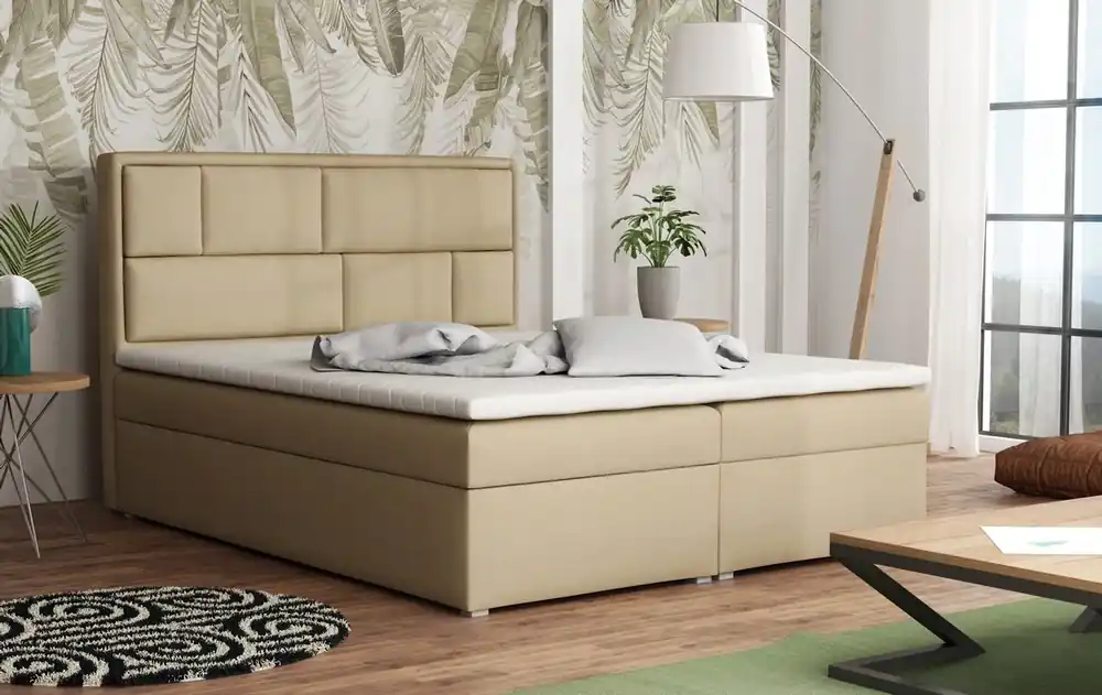 Zlevněný Postel s matrací s ÚP WENDY BOX 140x200 výběr látek