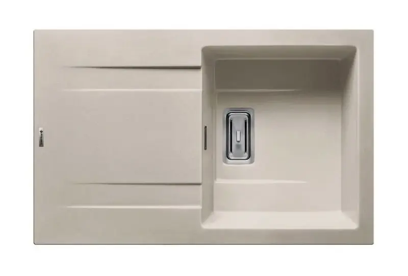 Nová Kolekce Pyragranitový dřez KARTESIO 1B 1D (79x50) beige