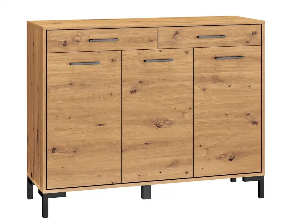 Komoda nízká 3D2S WILLOW dub artisan Tovární Cena