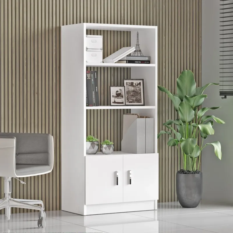 Super Cena VARNUM office knihovna, bílá
