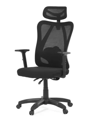 Přímo Od Výrobce Kancelářská židle, synchronní mechanismus, černá síťovina, KA-R215 BK