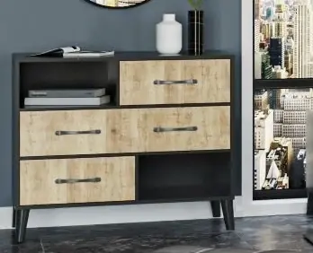 Nejlepší Volba Komoda 3S TARIA wotan/antracit