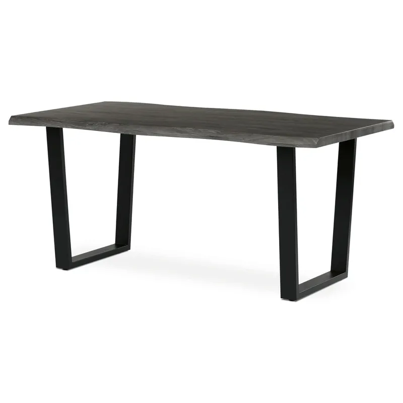 Jídelní stůl 160x90cm, mdf, šedý dub, HT-F4216 GREY Výhodná Nabídka