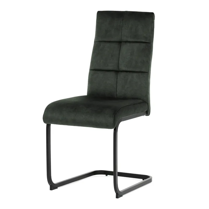 Jídelní židle, zelená, samet vintage, DCL-D1275 GRN4 Výhodná Nabídka