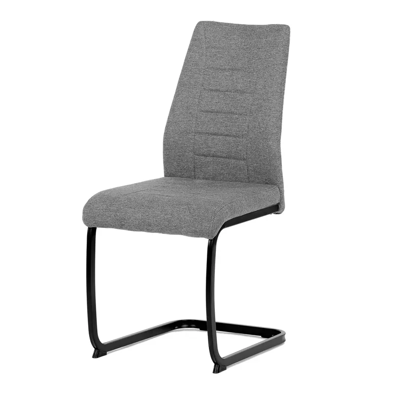 Jídelní židle, šedá, látka, DCL-438 GREY2 Ověřený